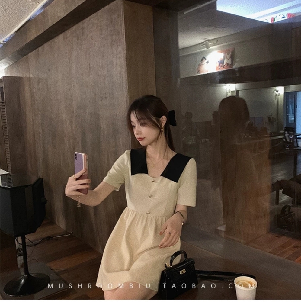 Elegant roma holiday mini dress